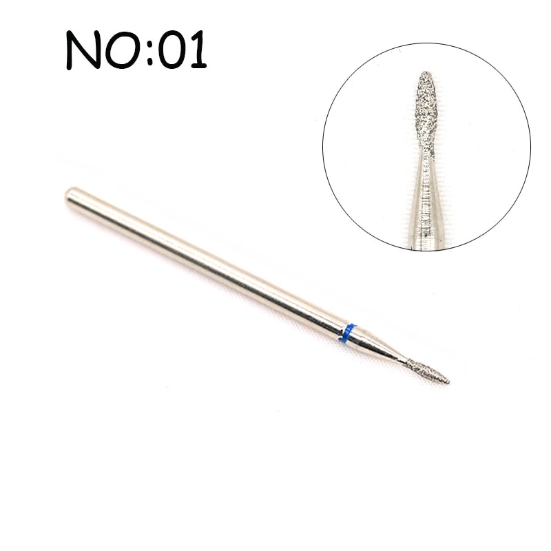 Ceramic Tungsten Nail Drill Bits Milling Cutter For Manicure Pedicure Nail Files Buffer Nails Art Equipment Accessories Tool