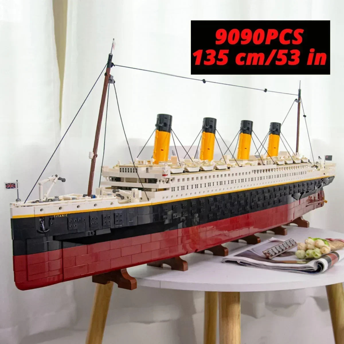Titani Compatible 10294 Titanic Large Cruise Boat Ship Steamship Home Decor Bricks Building Blocks Children Toy Gifts 9090pcs