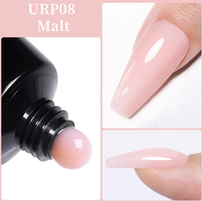 UR SUGAR 15ml Nail Extension Gel Soak Off UV LED Acrylic Crystal White Clear Nude Gel Nail Polish UV Construction Gel