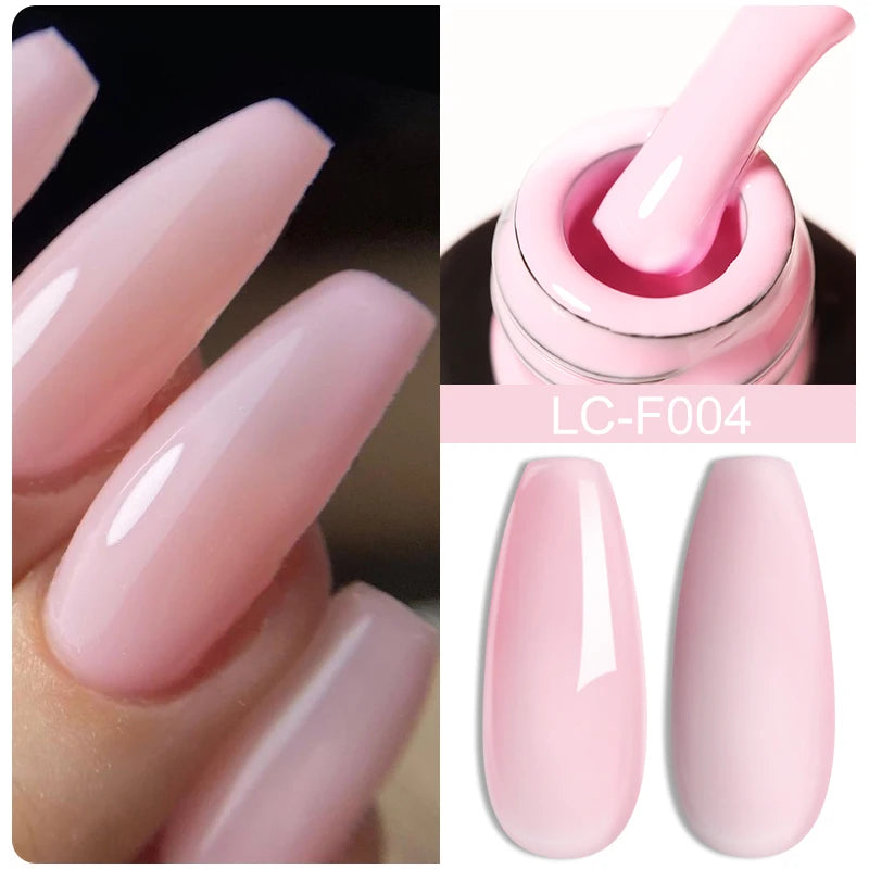 LILYCUTE Pink Purple Color Gel Nail Polish Spring Summer Semi Permanent For Manicure Soak Off Nail Art Gel Varnish