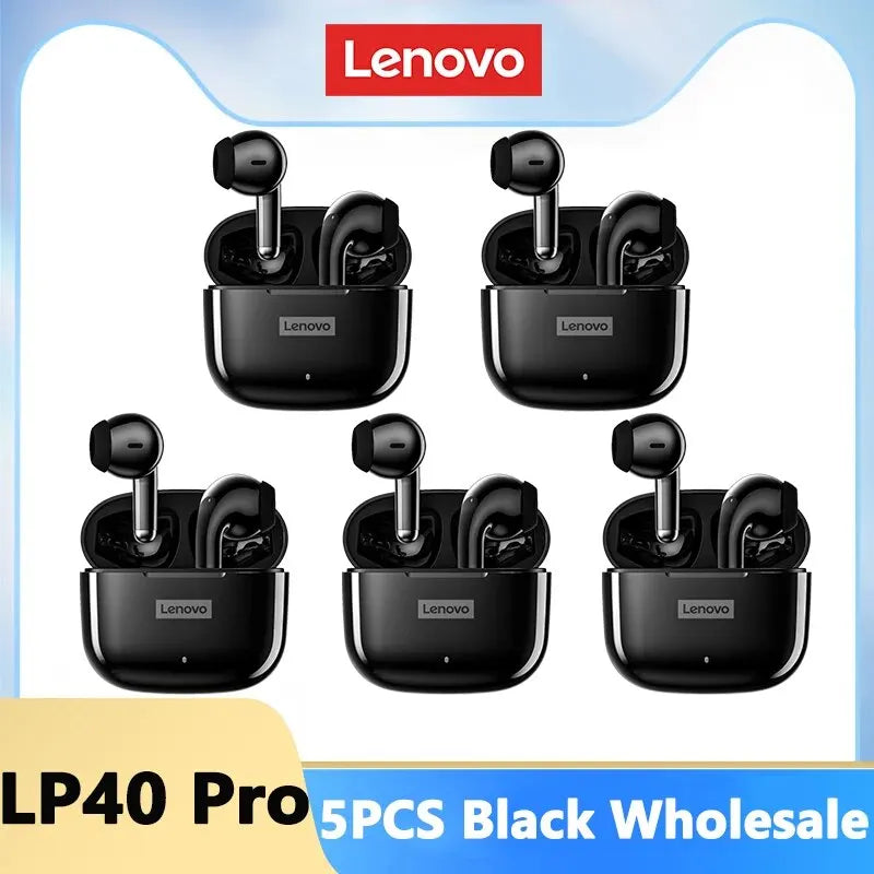 Lenovo LP40 Pro Earphones Bluetooth 5.3 Wireless Sports Headphone Waterproof Earbuds with Mic Touch Control TWS Headset