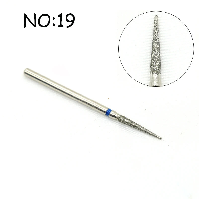 Ceramic Tungsten Nail Drill Bits Milling Cutter For Manicure Pedicure Nail Files Buffer Nails Art Equipment Accessories Tool
