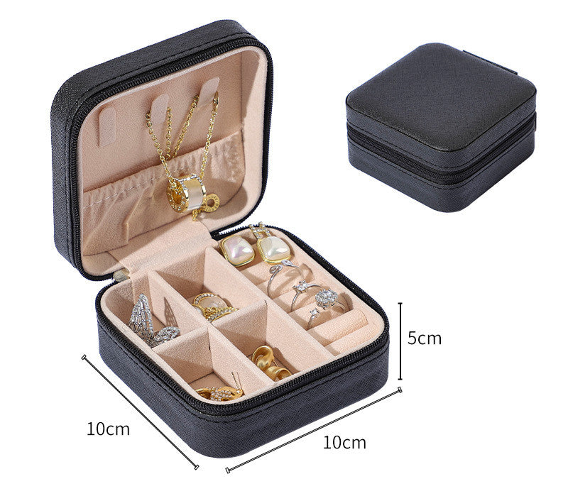 Simple And Convenient Jewelry Storage Box Home Travel Earrings