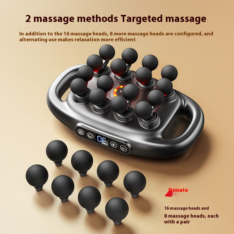 DeepStrike™ Massage Gun: 16 Heads, Full-Body Bliss 💆