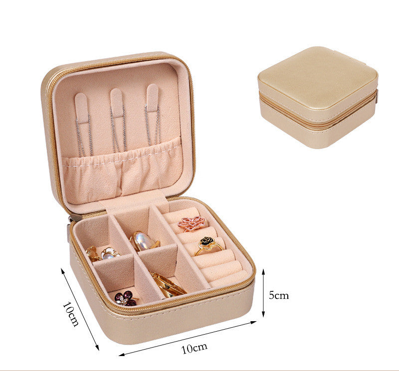 Simple And Convenient Jewelry Storage Box Home Travel Earrings