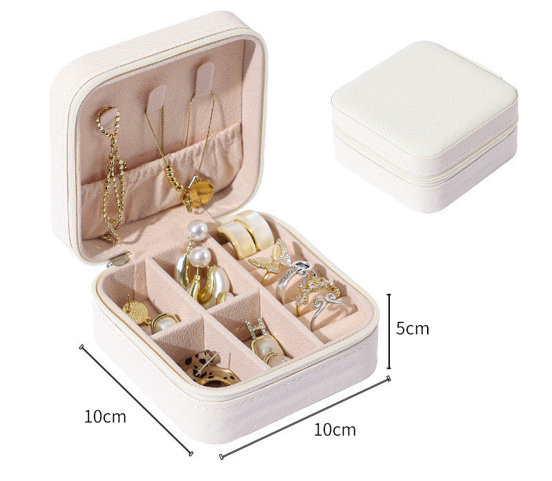 Simple And Convenient Jewelry Storage Box Home Travel Earrings