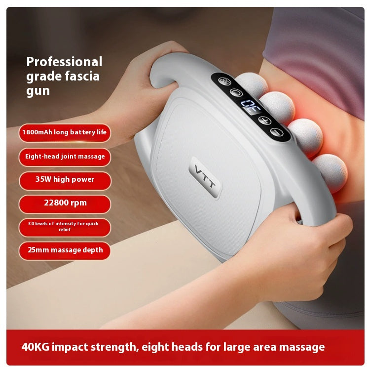 DeepStrike™ Massage Gun: 16 Heads, Full-Body Bliss 💆